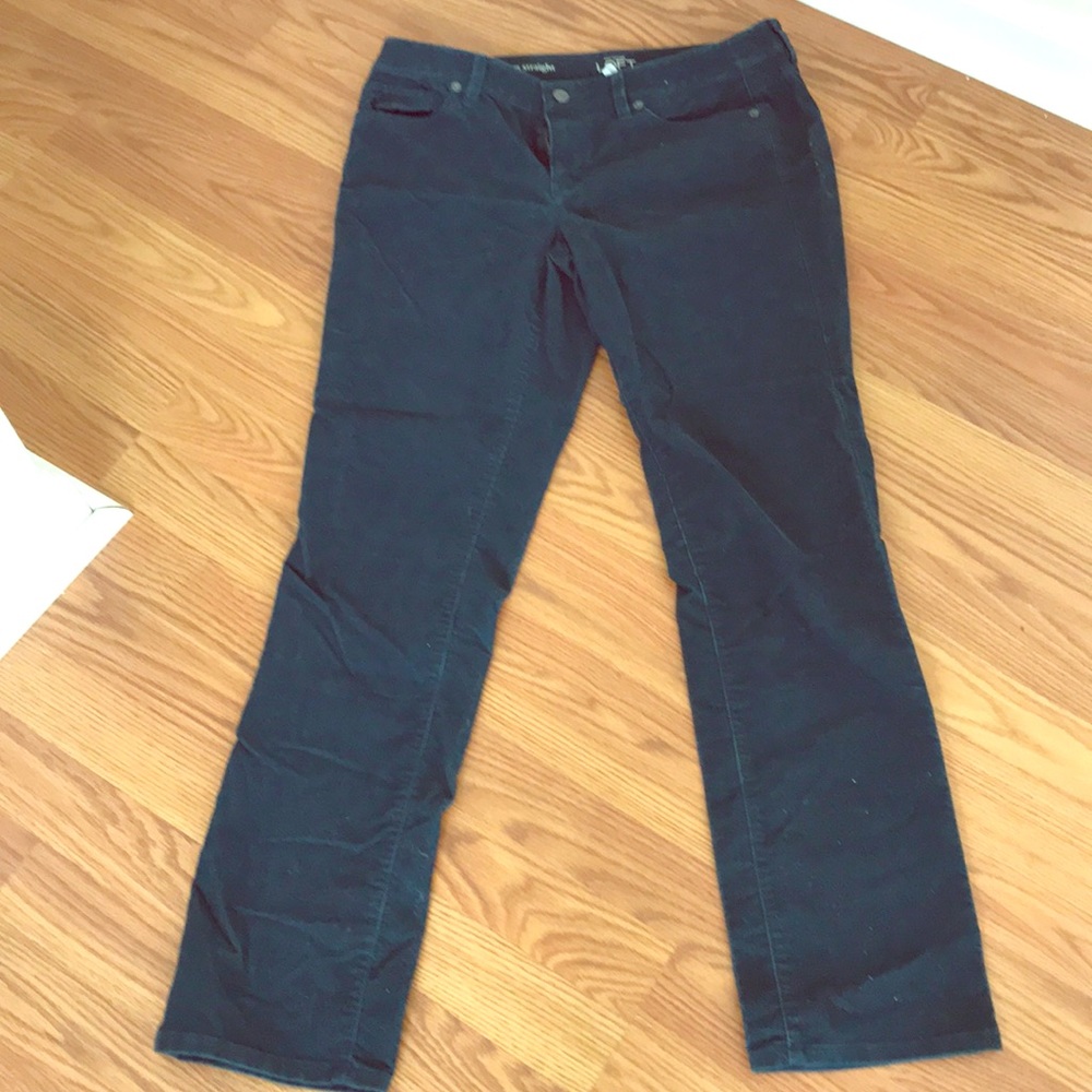 Loft Dark turquoise modern straight cords